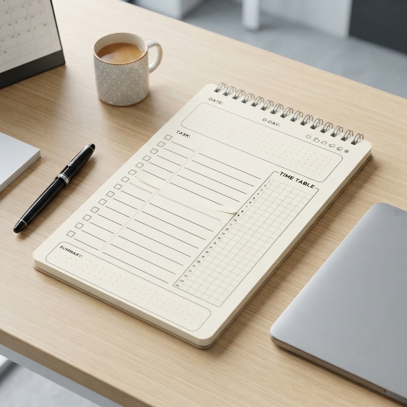 Office Stationery Supply List - 1 pz Agenda Planner a Spirale