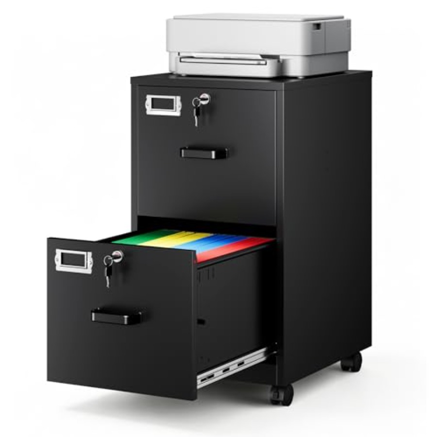File Folder Hanging - Armadietto Mobile a 2 Cassetti con