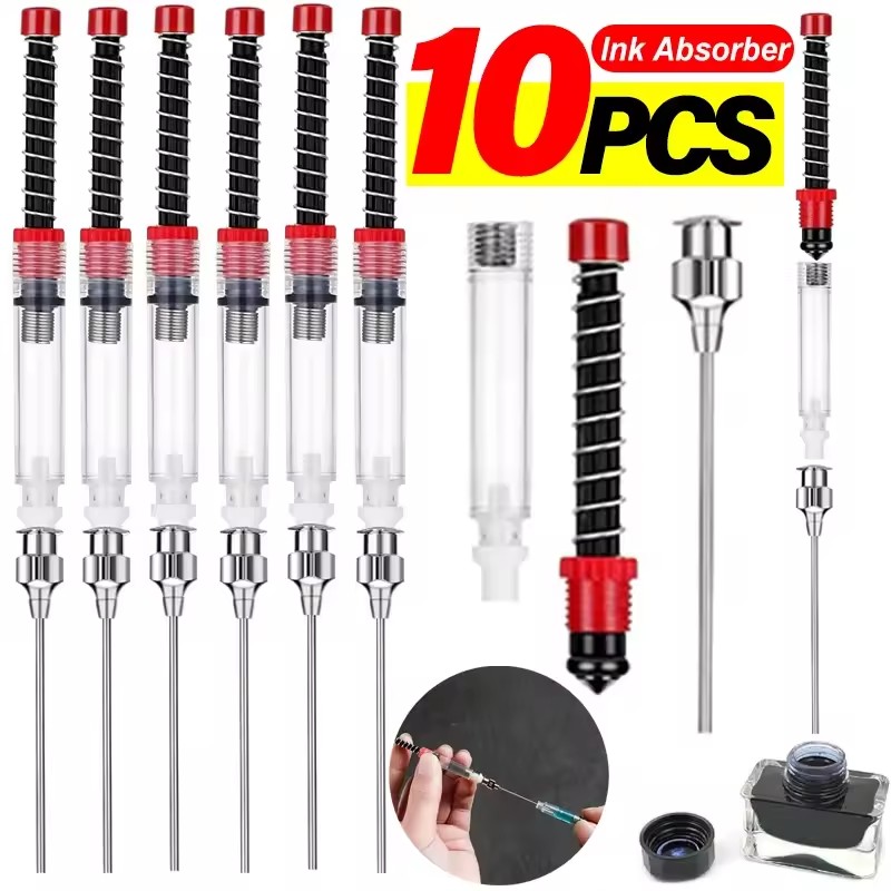 Stationery Warehouse - 1-10 Pezzi Assorbitore d'Inchiostro a Molla