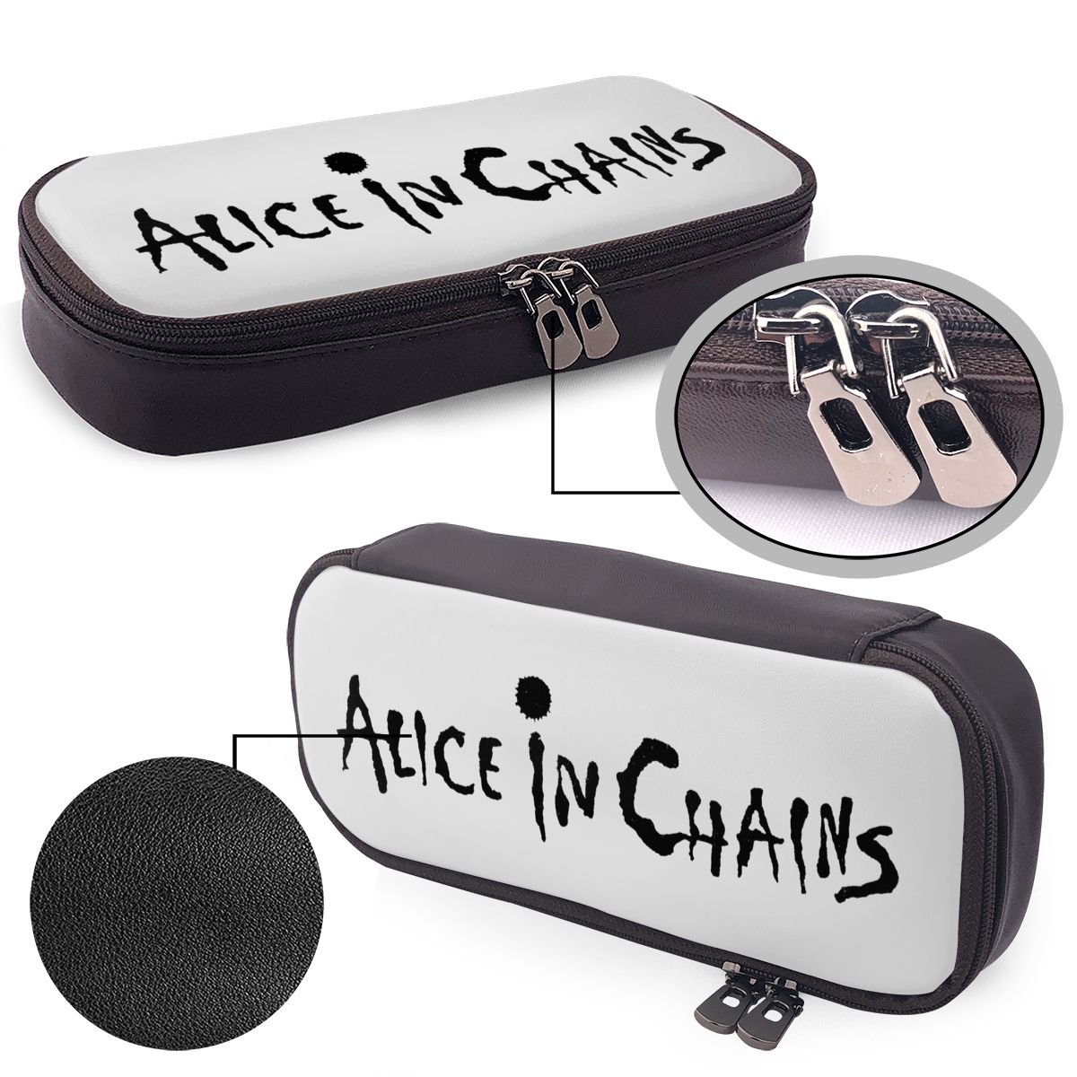 Stationery And Office Supply Chain - Astuccio in pelle Alice In Chains