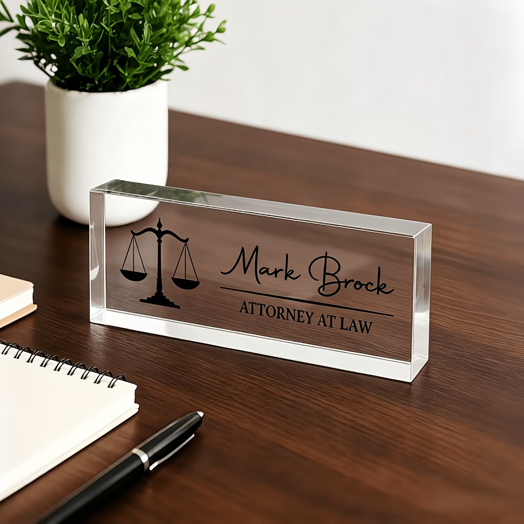 Targa da scrivania personalizz - Desk Name Plate recensione e prezzo