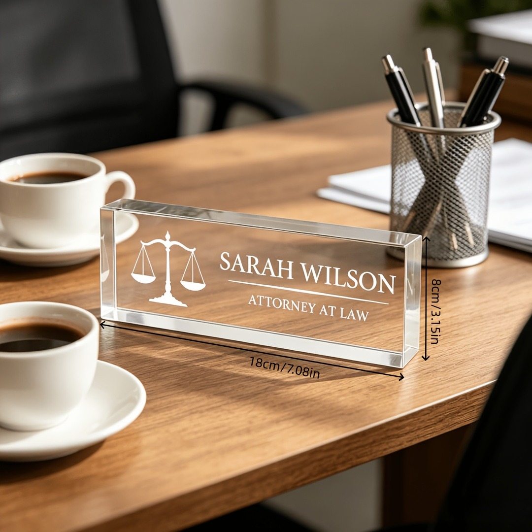 Targa da scrivania personalizz - Desk Name Plate recensione e prezzo