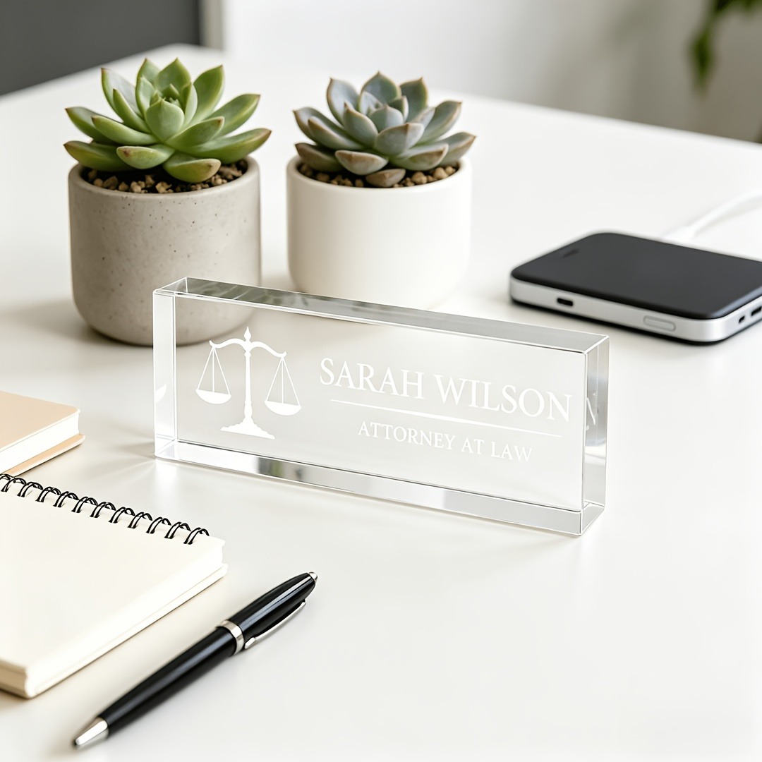 Targa da scrivania personalizz - Desk Name Plate recensione e prezzo