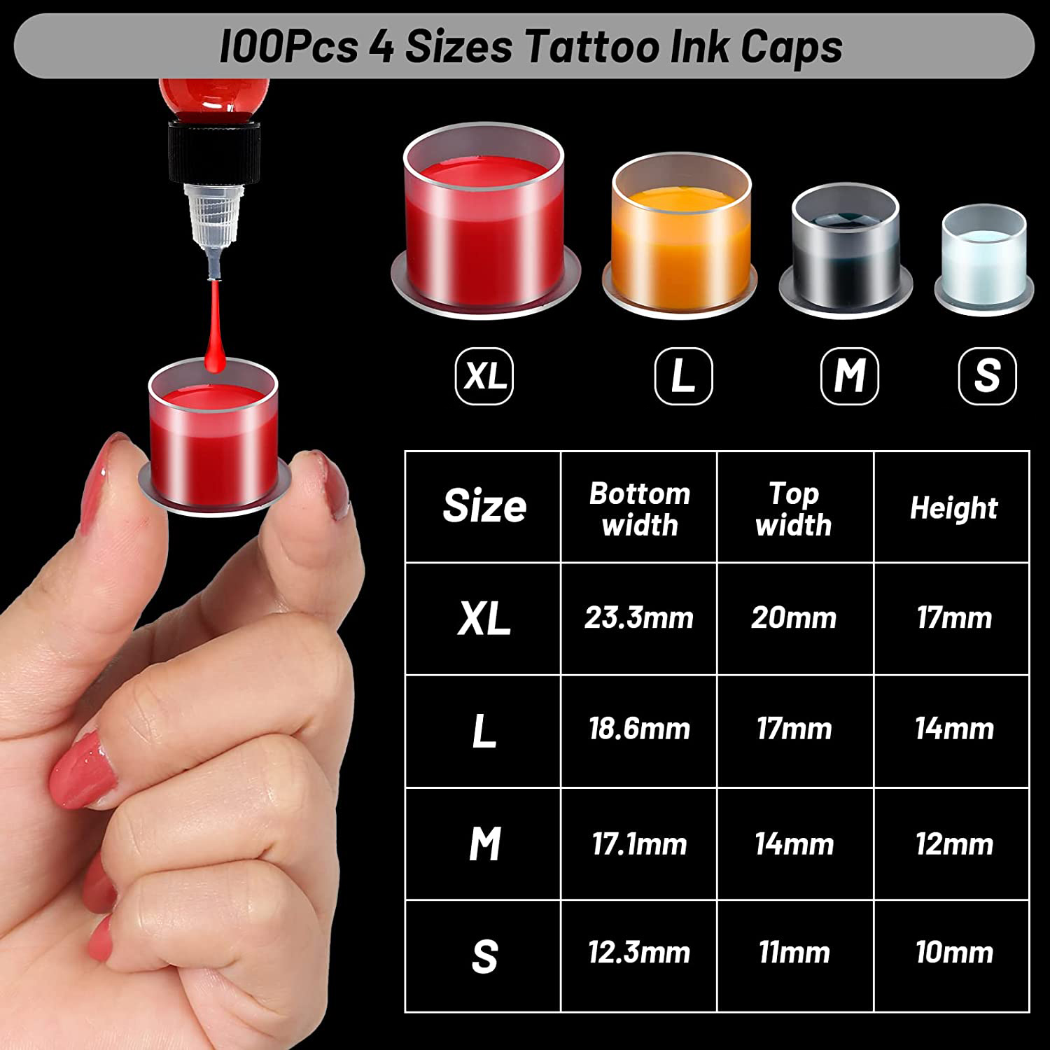 100 Pezzi Coppette Monouso per - Calligraphy Ink Bottle recensione e prezzo