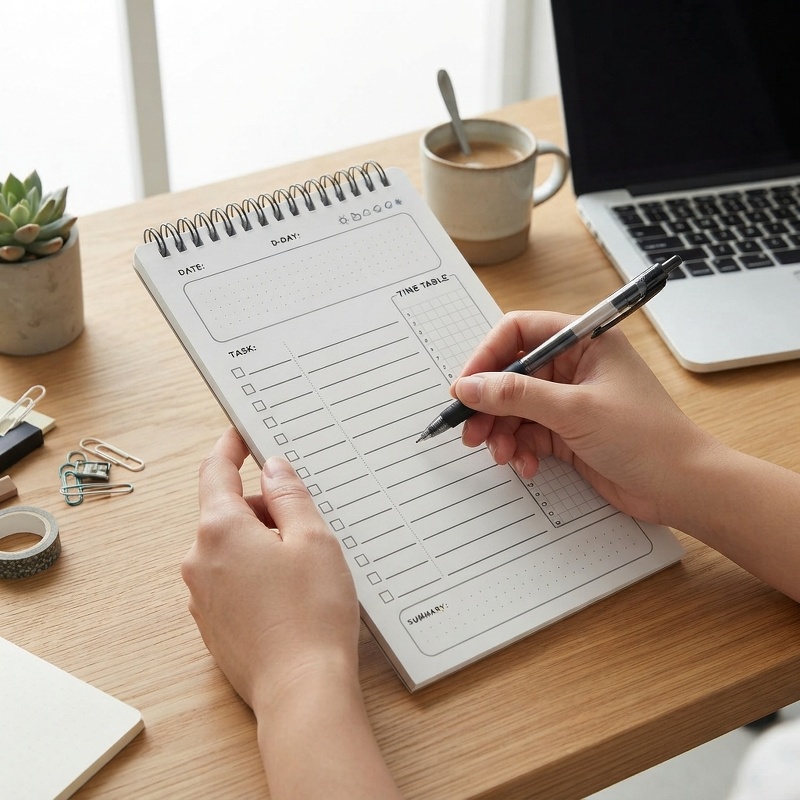 1 pz Agenda Planner a Spirale  - Office Stationery Supply List recensione e prezzo