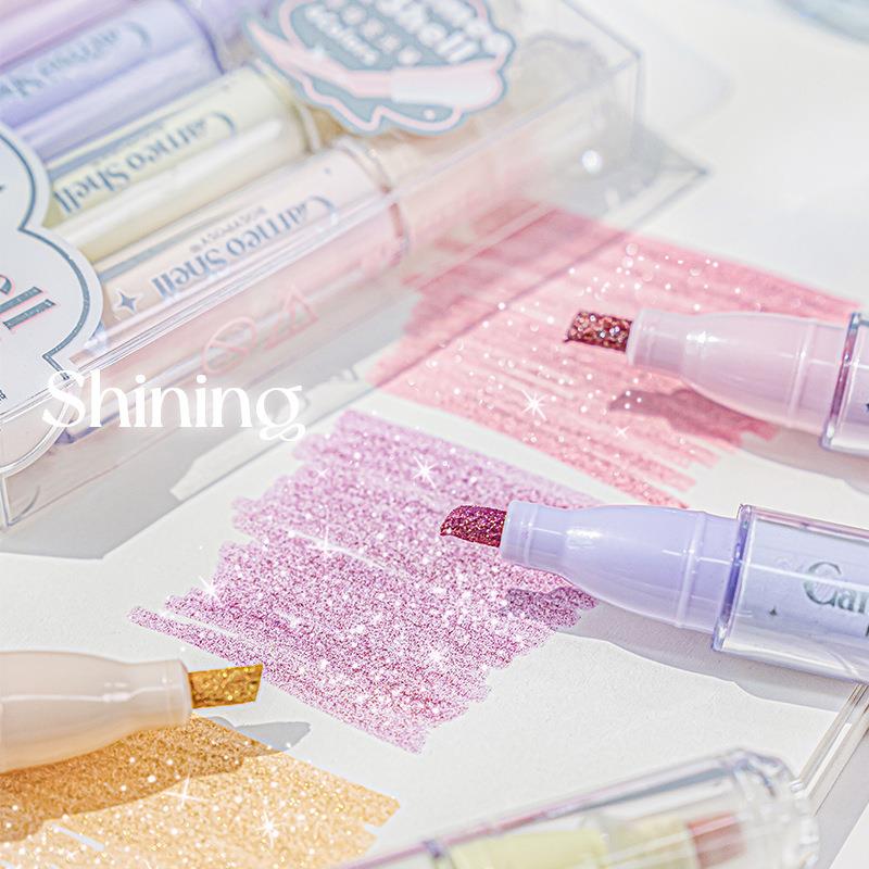 4 colori/set evidenziatori gli - Highlighter Set Pastel recensione e prezzo