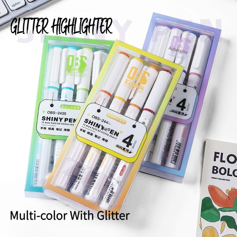 4 colori/set evidenziatori gli - Highlighter Set Pastel recensione e prezzo
