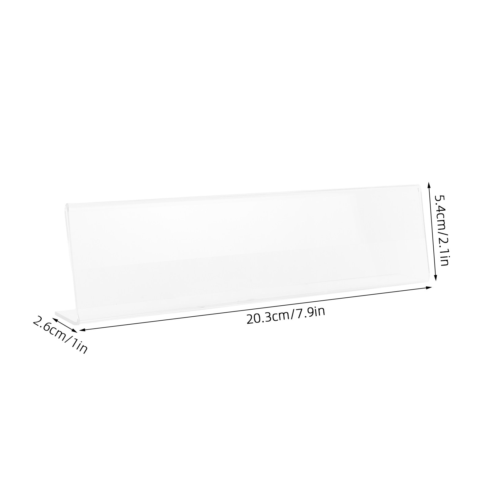 6 Pezzi Porta Nome in Acrilico - Desk Name Plate recensione e prezzo
