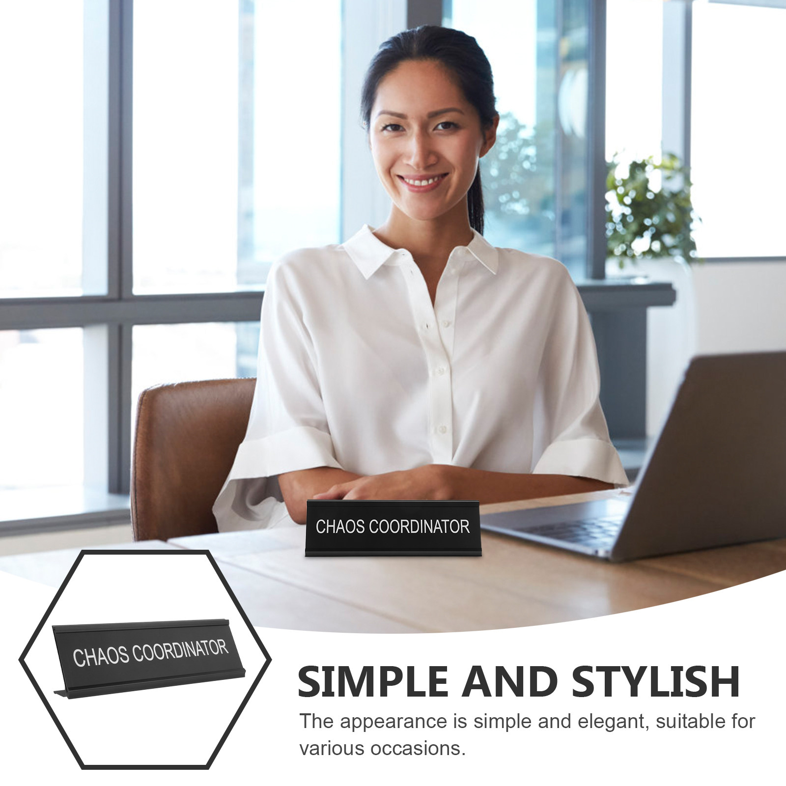 Targhetta da Scrivania a L in  - Desk Name Plate recensione e prezzo