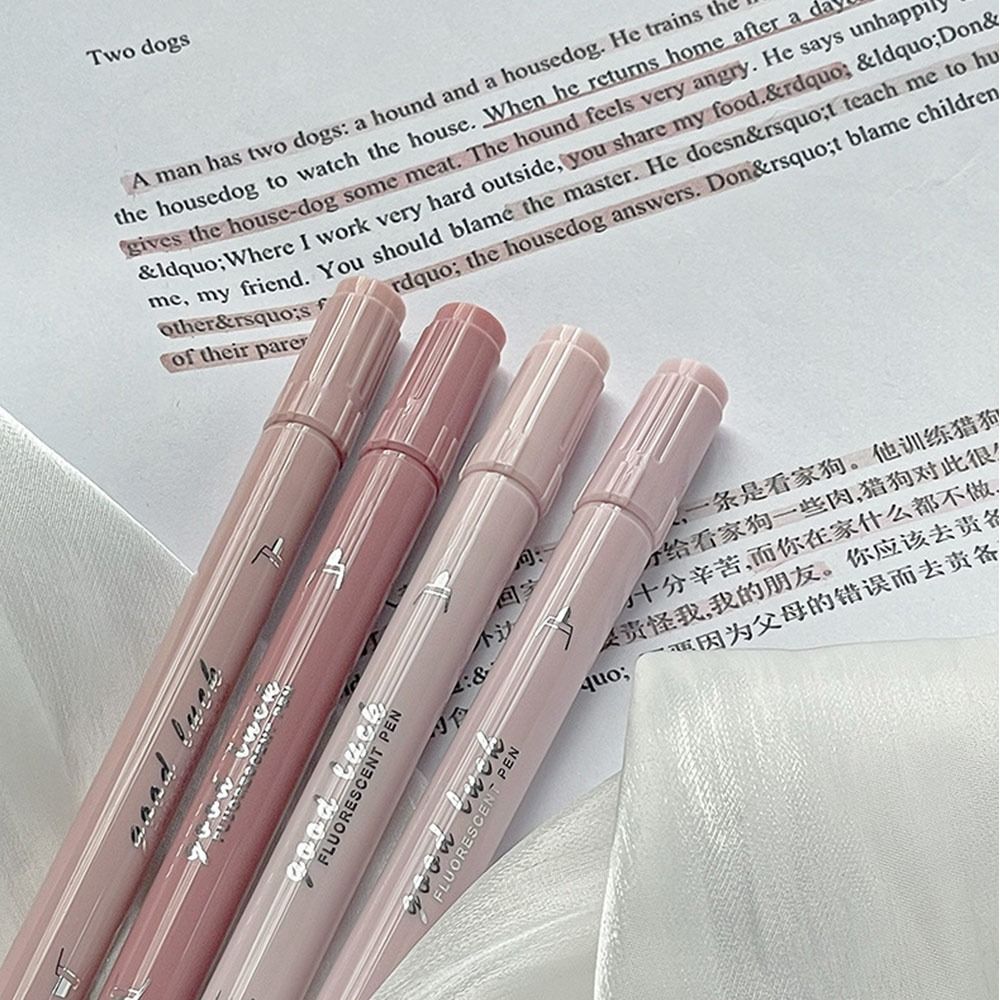 Evidenziatore a doppia punta 4 - Highlighter Set Pastel recensione e prezzo