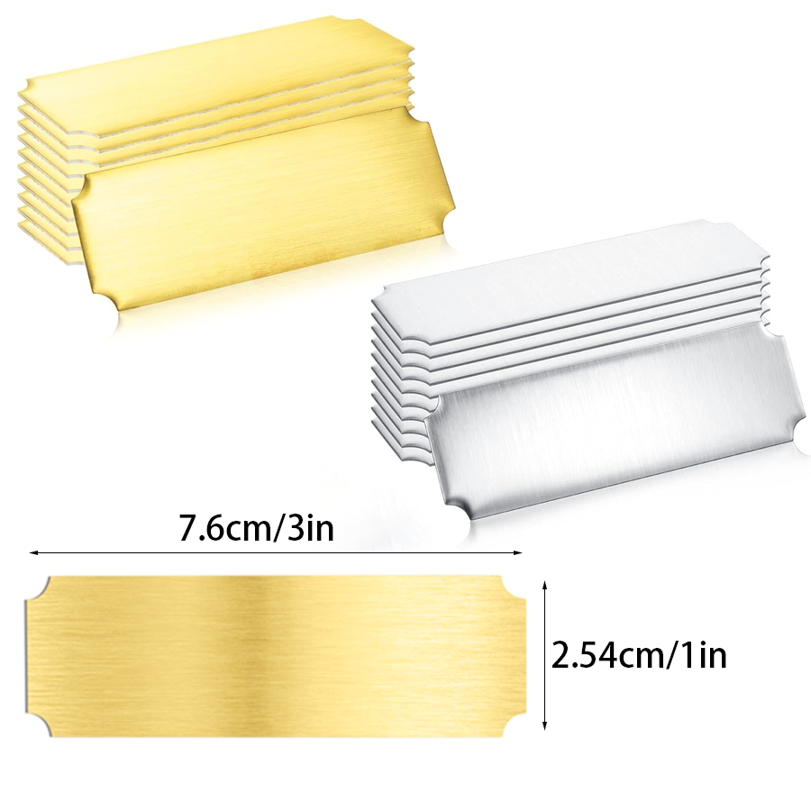    20 etichette vuote in acci - Desk Name Plate recensione e prezzo